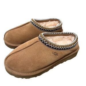 UGG Tasman Women's Size 6 US Chestnut Brown Suede Slippers Shoes